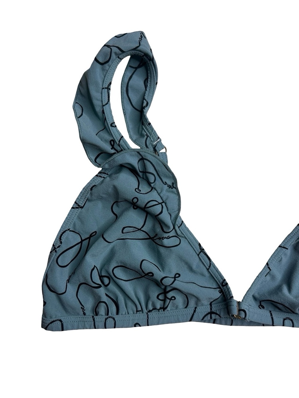 Love Stories Ruffle Triangle bikini top